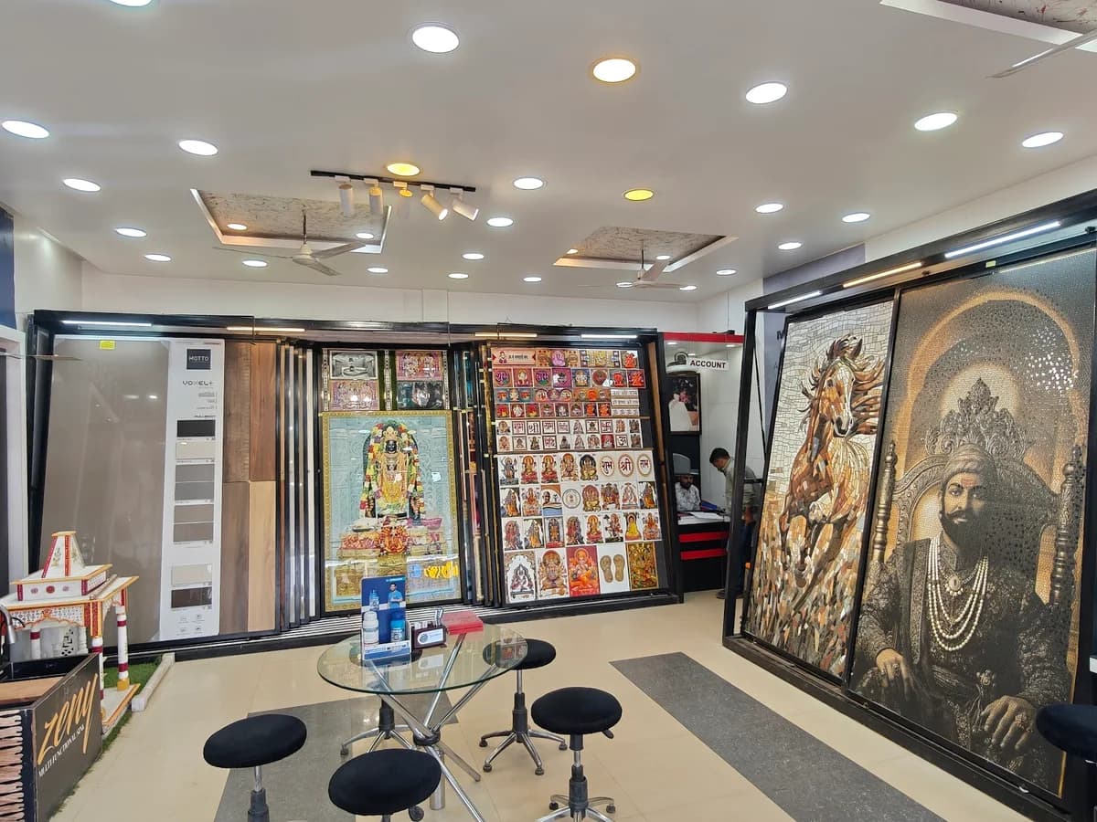 Shri Ram Tiles & Sanitary Kajaria Showroom in Kawardha