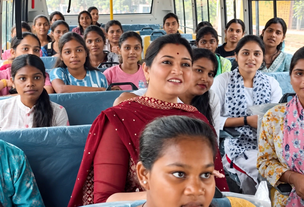 MLA Bhawna Bohra Free College Bus Service Expansion for Kui-Kukdur Forest Belt College Girls Pandariya